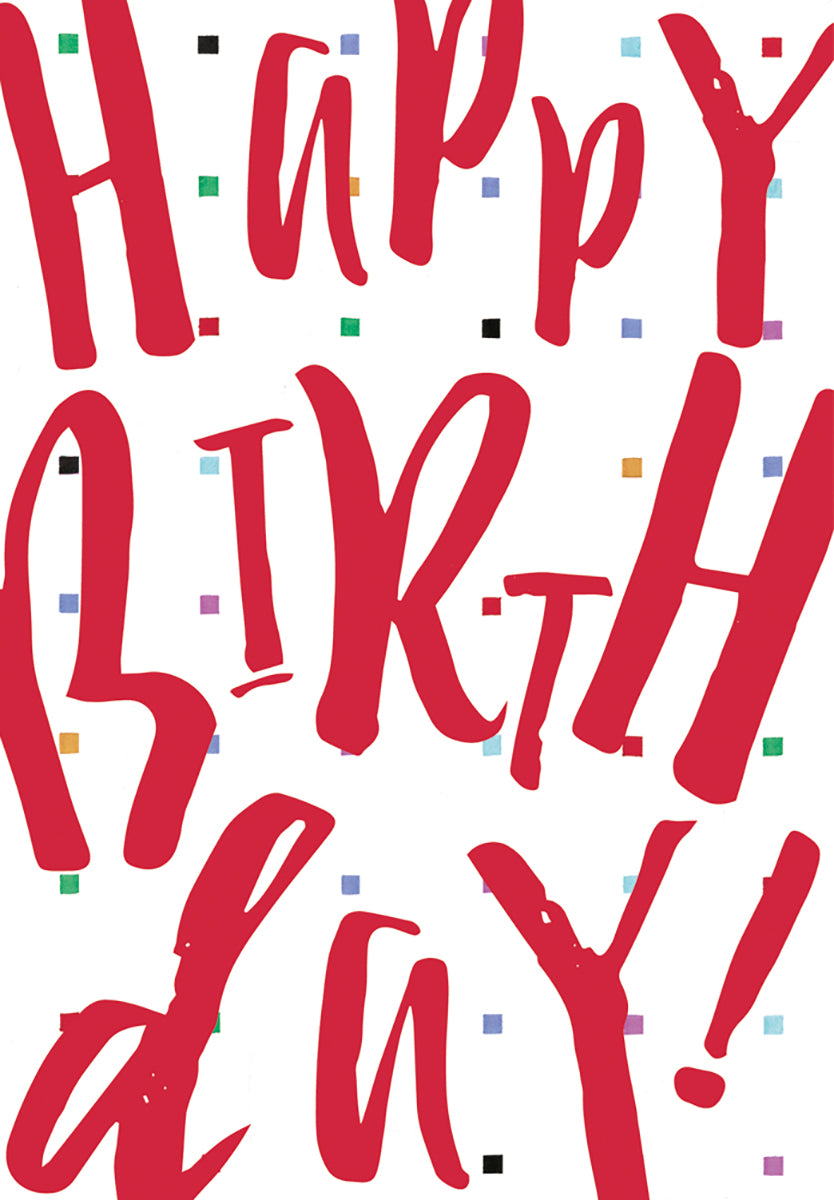 Caspari – Wishing You The Happiest Birthday – 1 Card & 1 Envelope