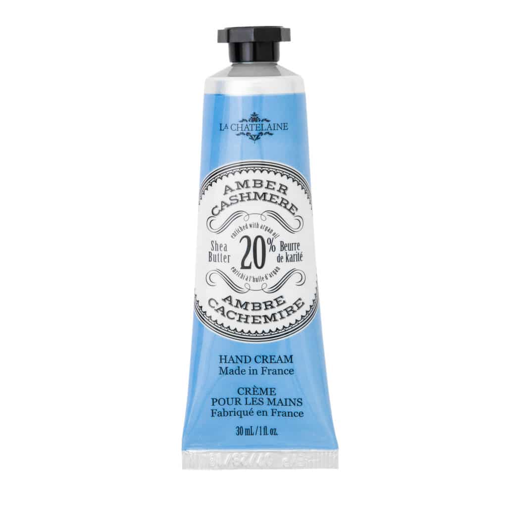 La Chatelaine Travel Size Hand Cream – Amber Cashmere