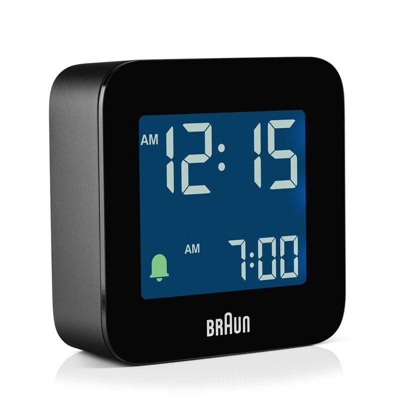 Braun Digital Travel Alarm Clock – Black