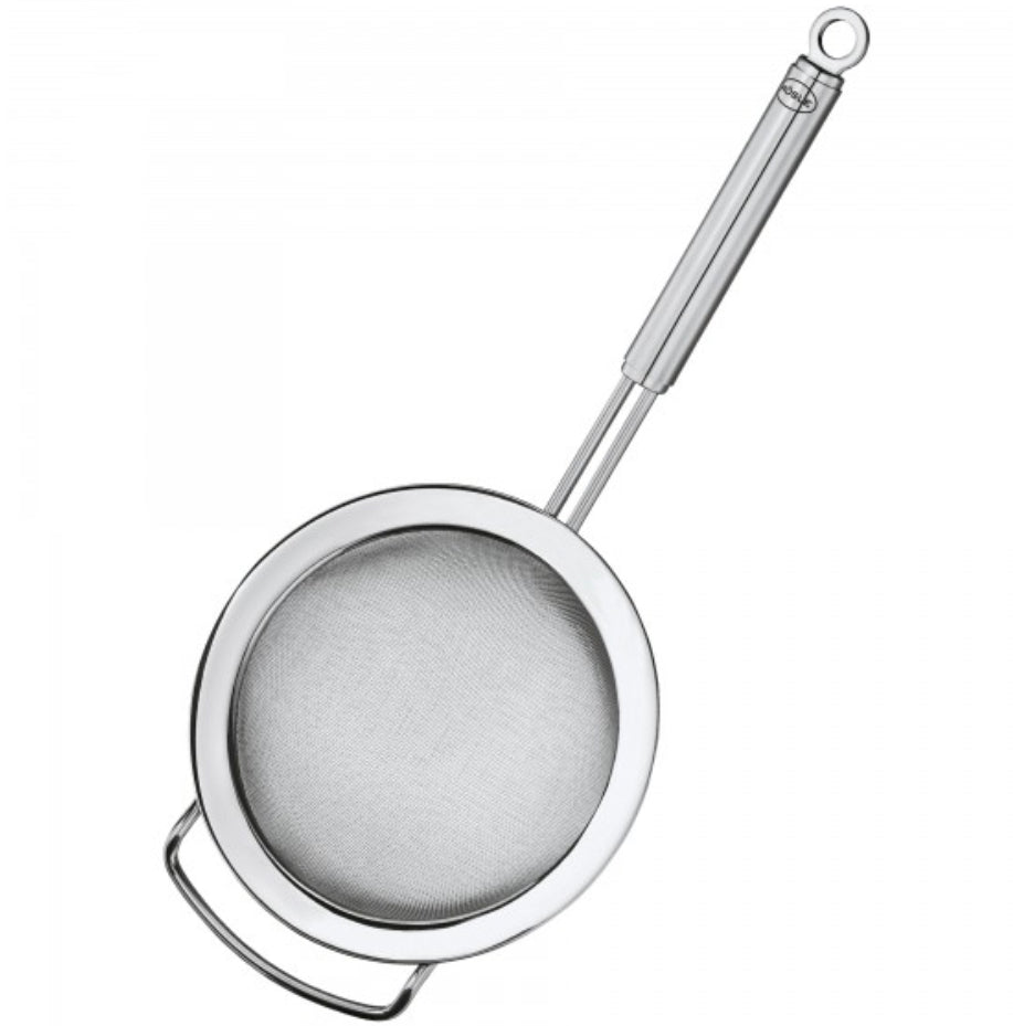 Rosle Round Handle Fine Mesh Kitchen Strainer – 9.5"