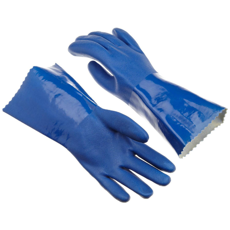 at Home 2-Piece Ignite Blue Silicone Food Gloves