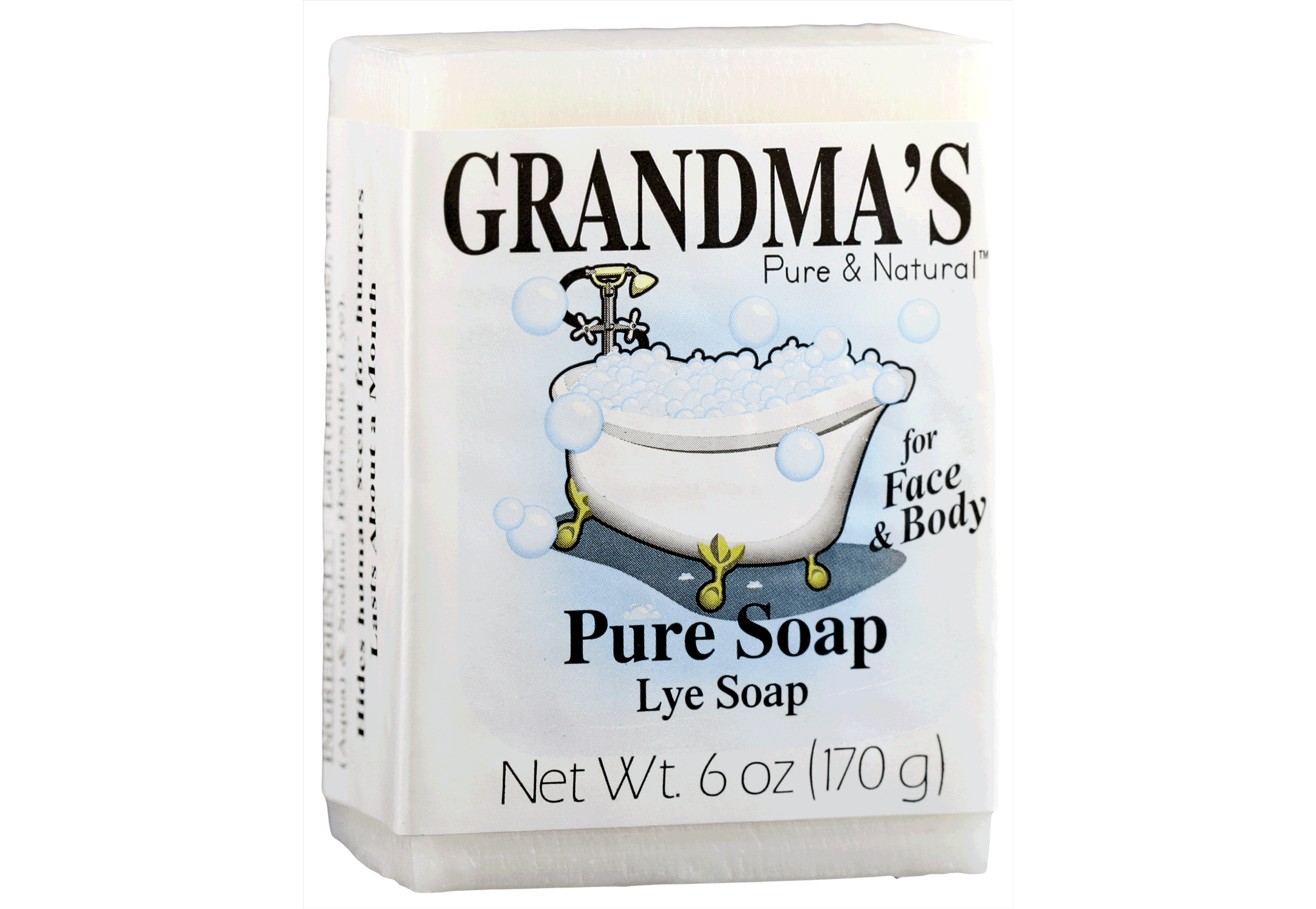 Grandma's Pure & Natural Lye Soap – 6 oz