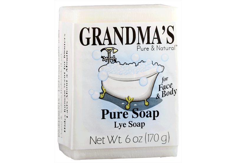 Grandma's Pure & Natural Lye Soap – 6 oz