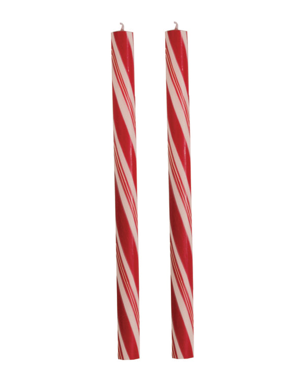 Dadant Holiday Stripes Candy Cane Candles – 12" – 2pk