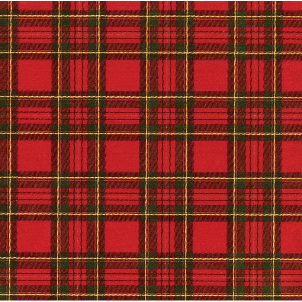Royal Plaid Gift Wrapping Paper in Ivory - 30" x 8' Roll – Local Delivery Only