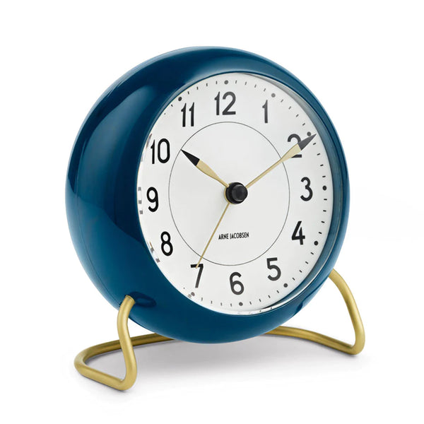 Station Alarm Clock - Petrol Blue