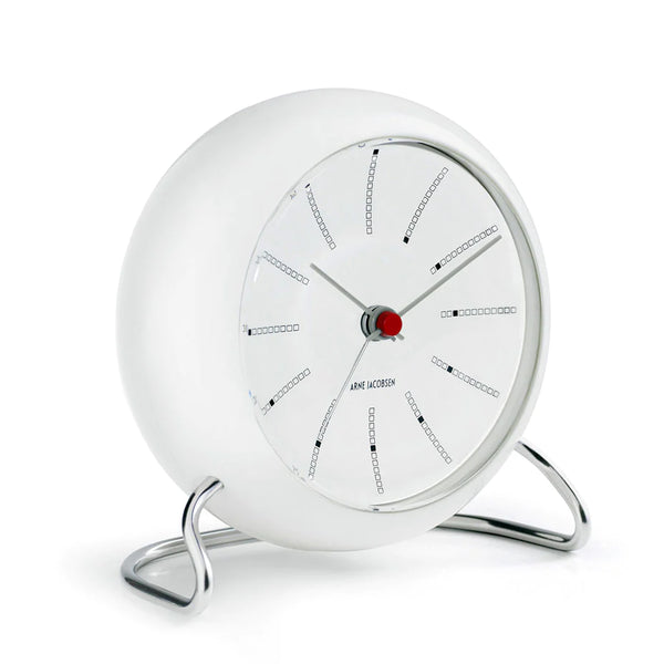 Banker's Alarm Clock - White