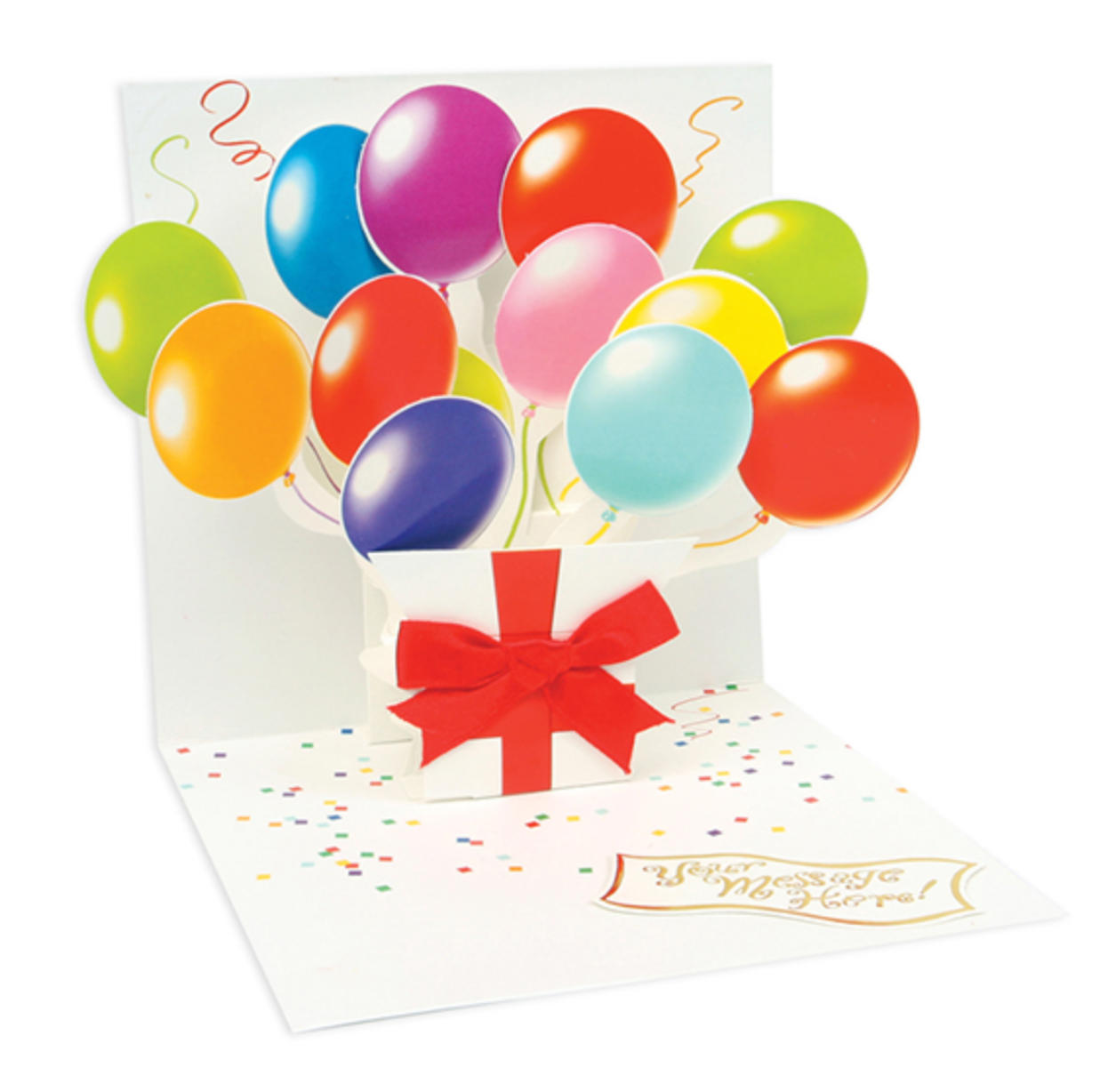 Up With Paper 3D Pop-Up Greeting Card – Balloons