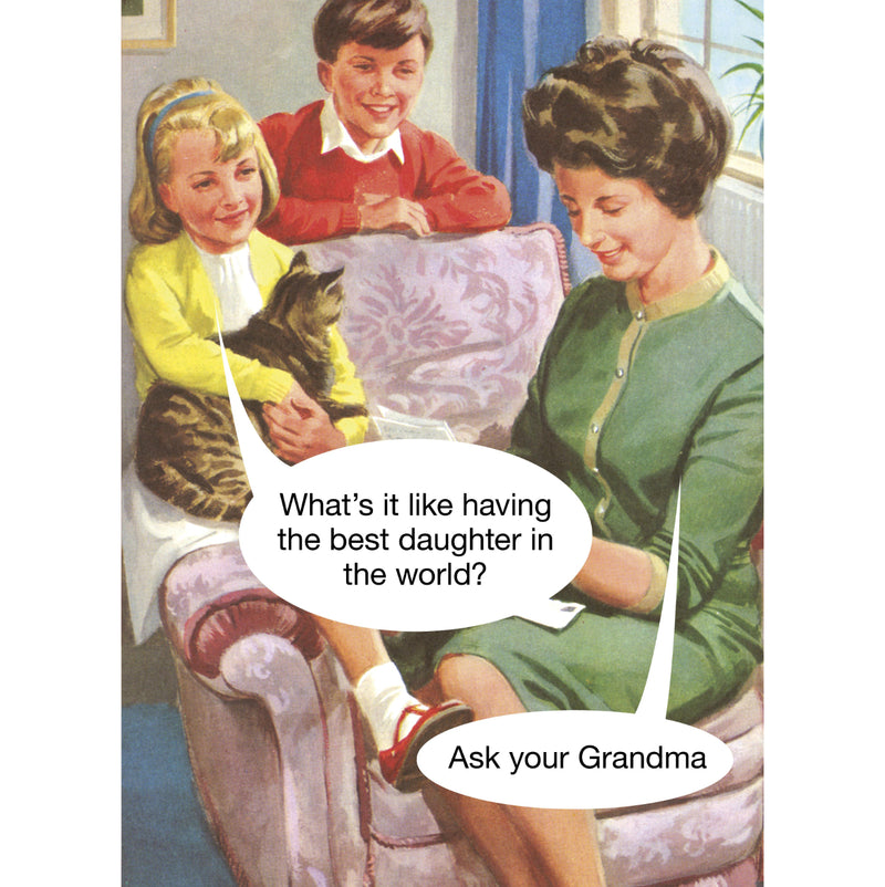 Ladybird Books Card – Grandmother