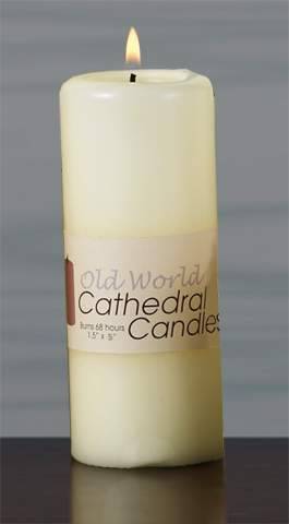 Biedermann & Sons Old World Altar Candles, Ivory