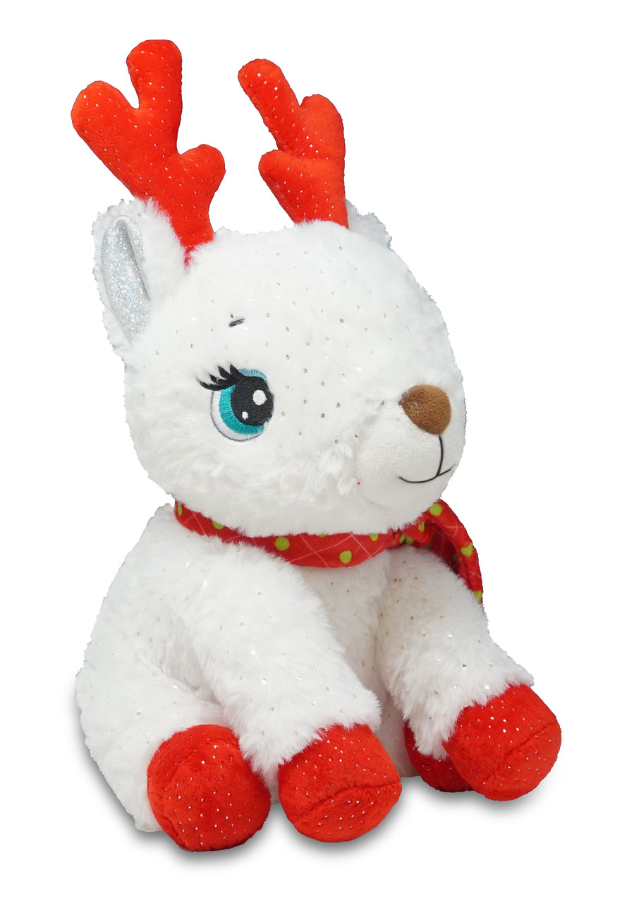 Cuddle Barn Animated Snowbelle the Reindeer Christmas Plush Toy
