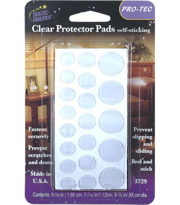 Magic Mounts Clear Protector Pads – Assorted Sizes