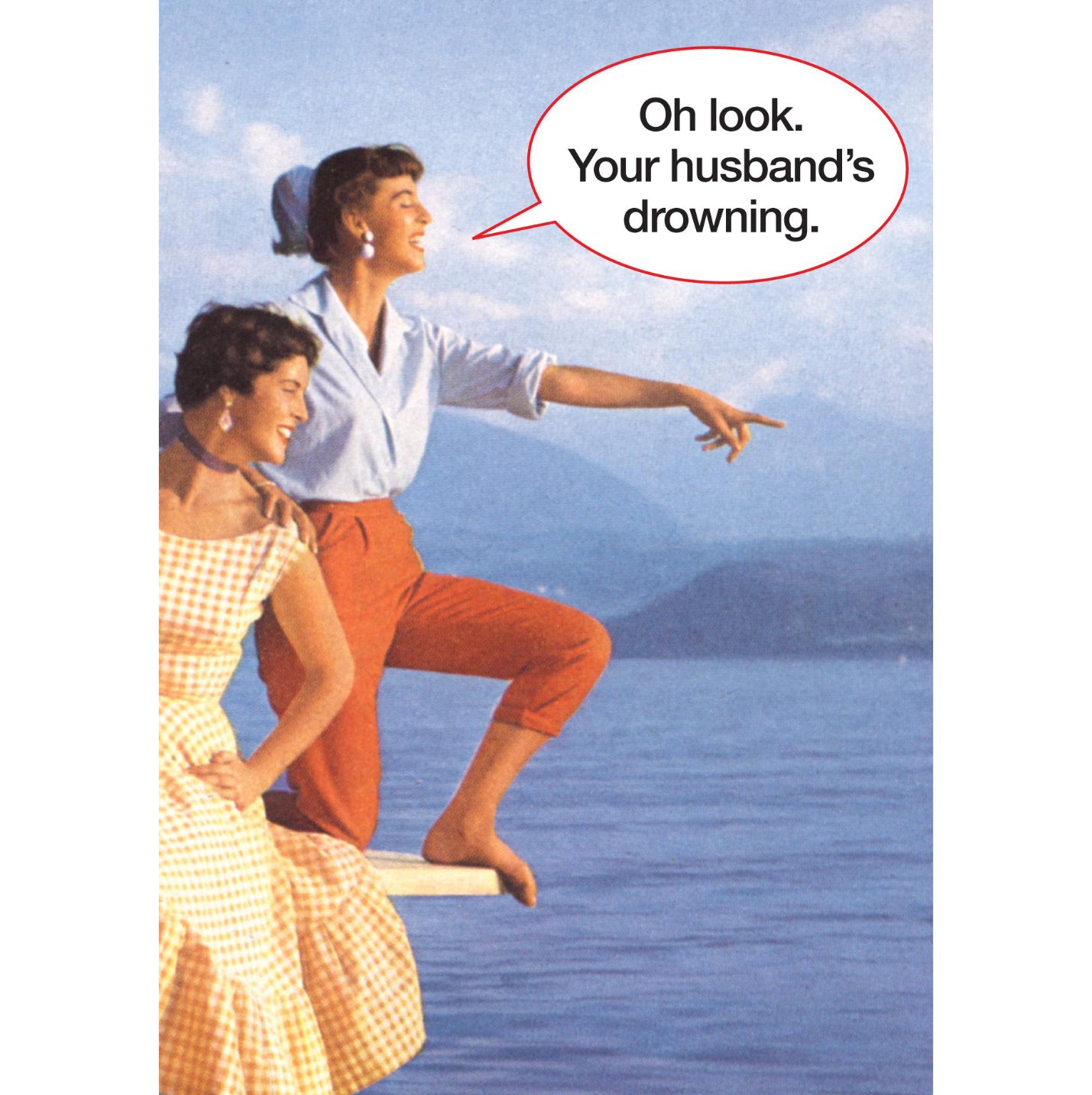 Ladybird Books Card – Drowning