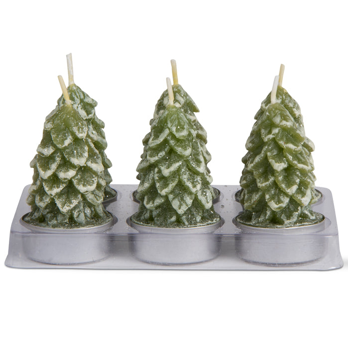 Spruce Tea-light Candles – Set of 6