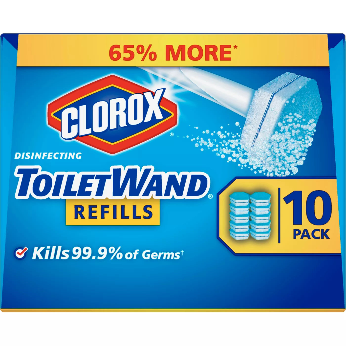 Clorox Toilet Wand Head Refills – Pack of 10