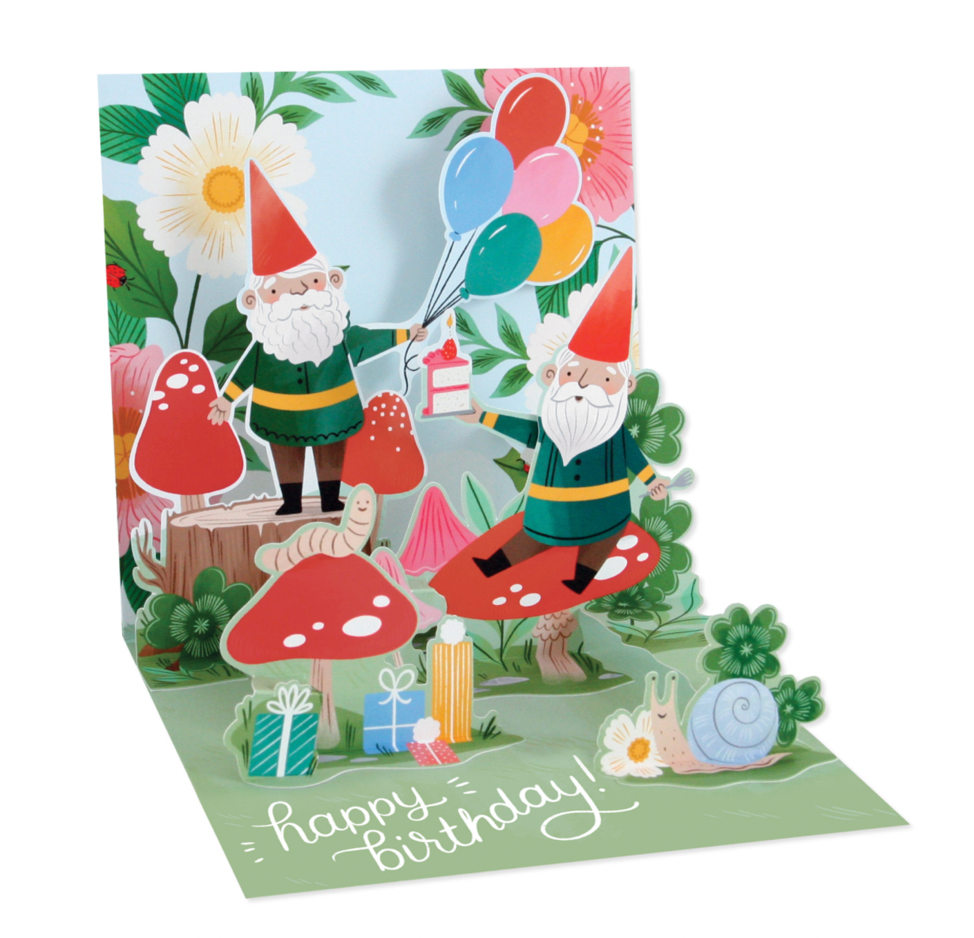 Up With Paper 3D Pop-Up Greeting Card – Gnome
