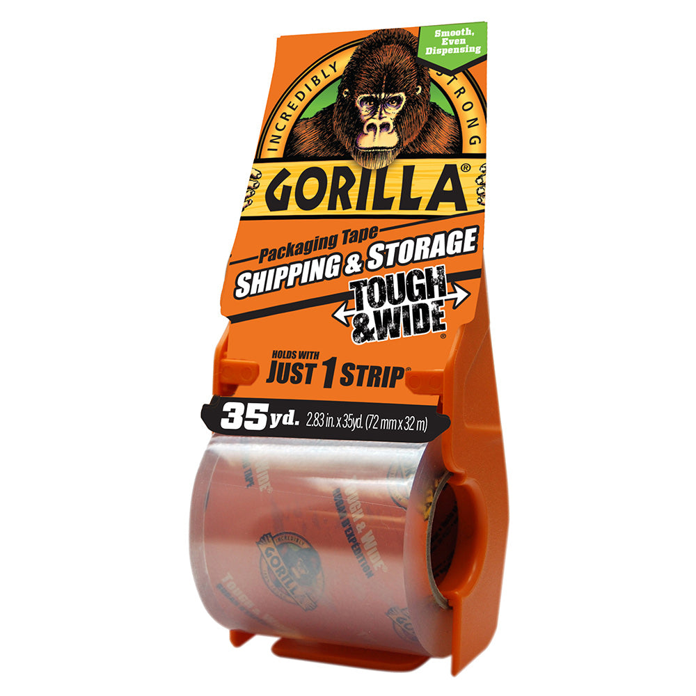 Gorilla Packaging Tape Tough & Wide - 35 yd.