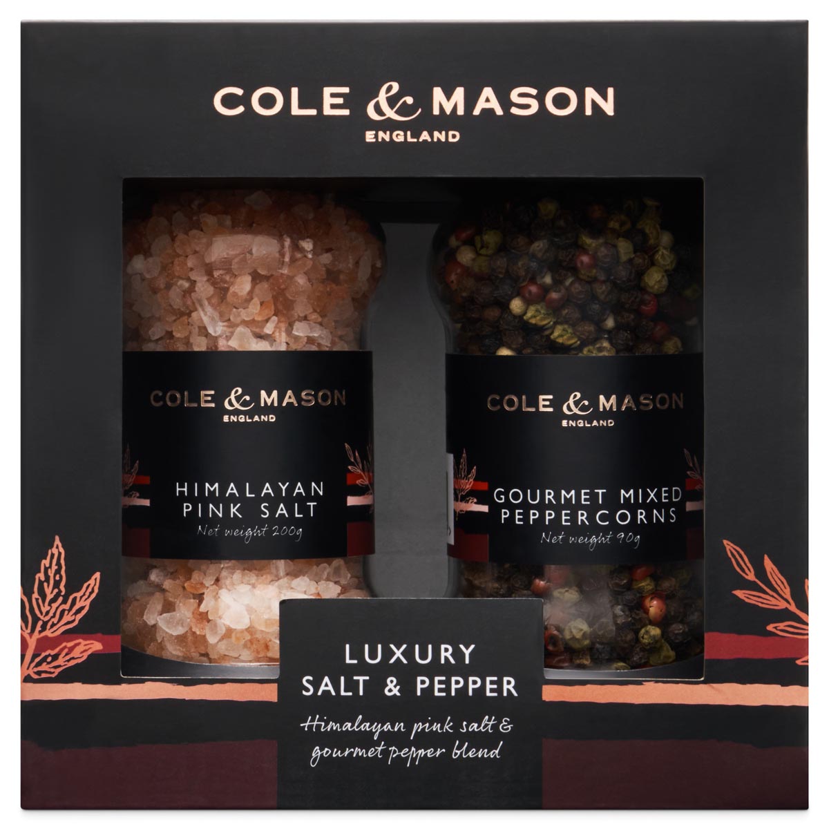 Cole & Mason Luxury Gift Salt & Pepper Refill