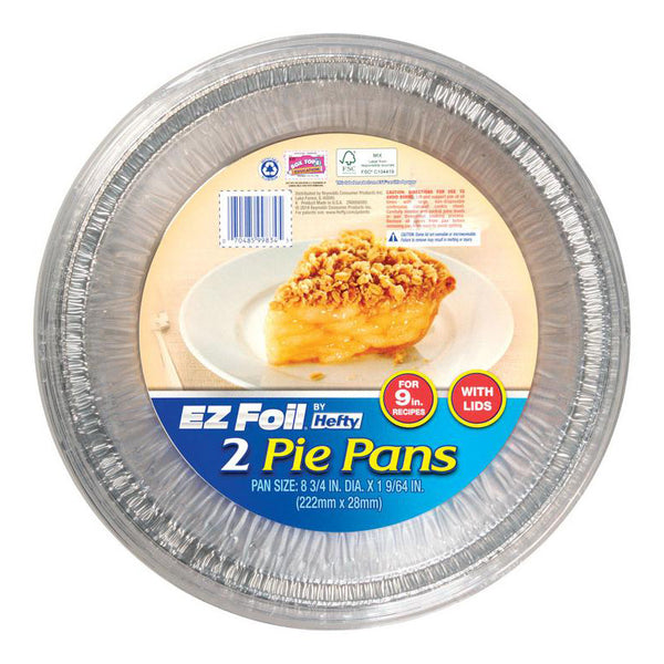 EZ Foil Cake Pans with Lids, Blue, 13 x 9 inch, 2 Count 