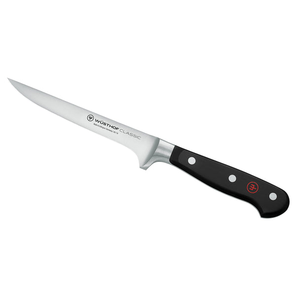 Wüsthof Classic Forged Boning Knife – 5-Inch – Black