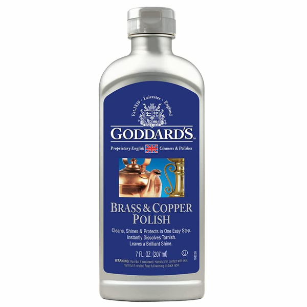 Goddard's Brass and Copper Polish Liquid – 7oz