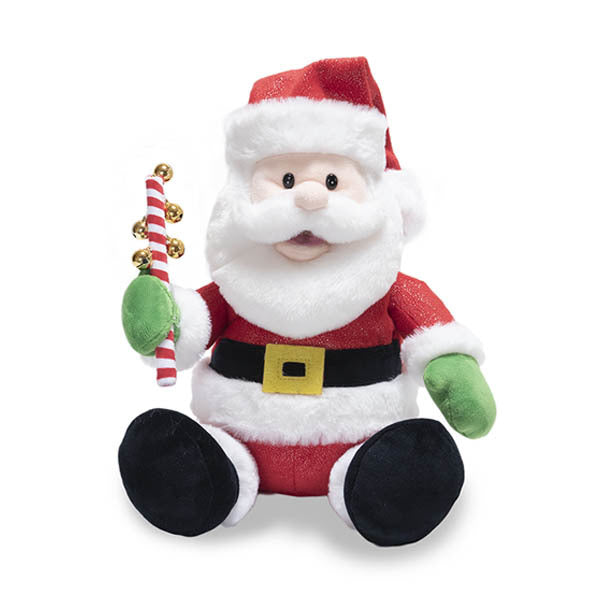 Animated Jingling Santa – 11" Singing Santa Claus Christmas Plush Toy