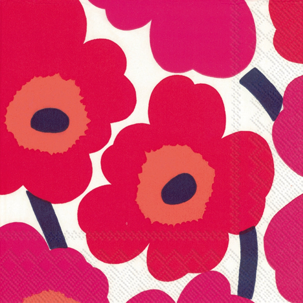 Marimekko Flower Lunch Napkins | Red – 20pk