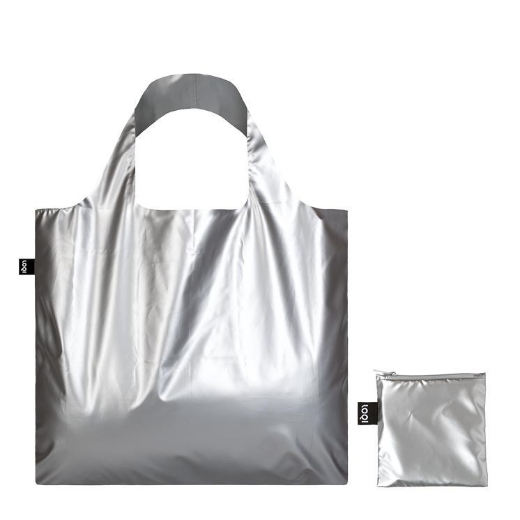 LOQI mm Reusable Shopping Bag - Silver