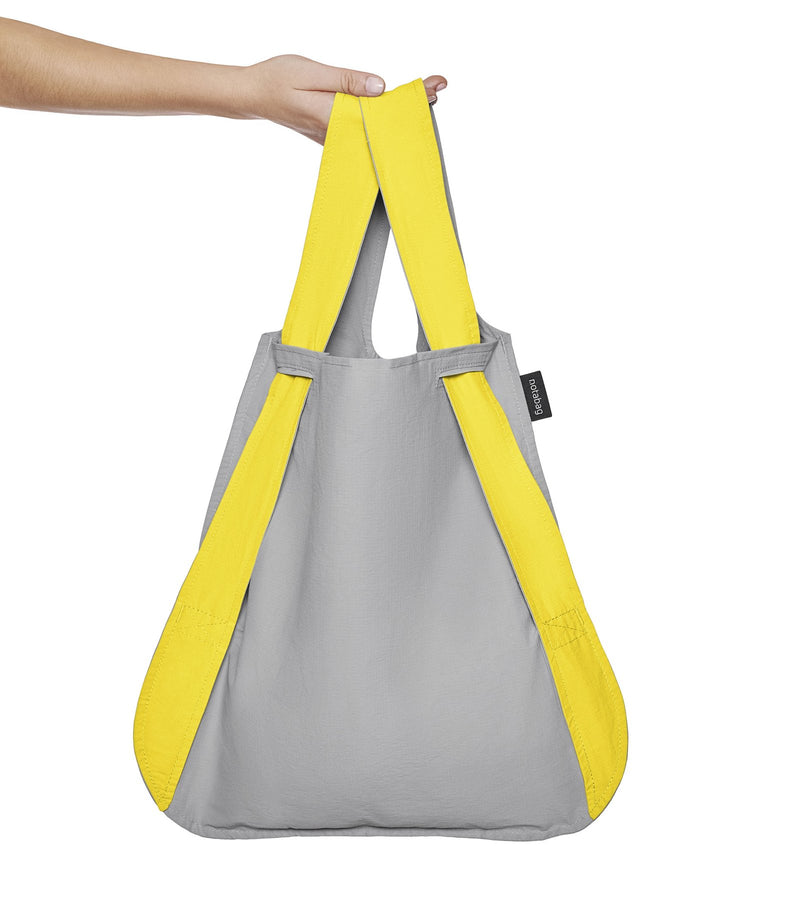 Notabag Convertible Tote Backpack – Yellow/Grey
