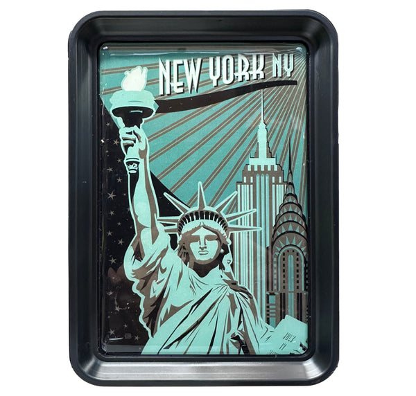 Vintage NYC Statue of Liberty Tray by Lucy Lu Designs – 4" x 6""