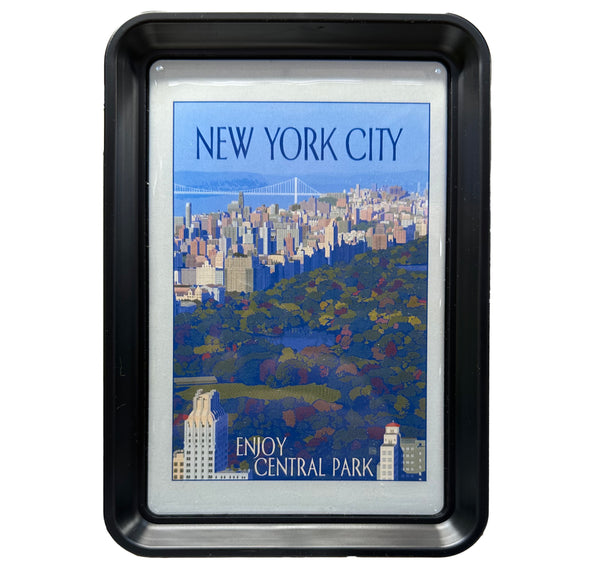 Vintage NYC Central Park – Tray by Lucy Lu Designs – 4" x 6""
