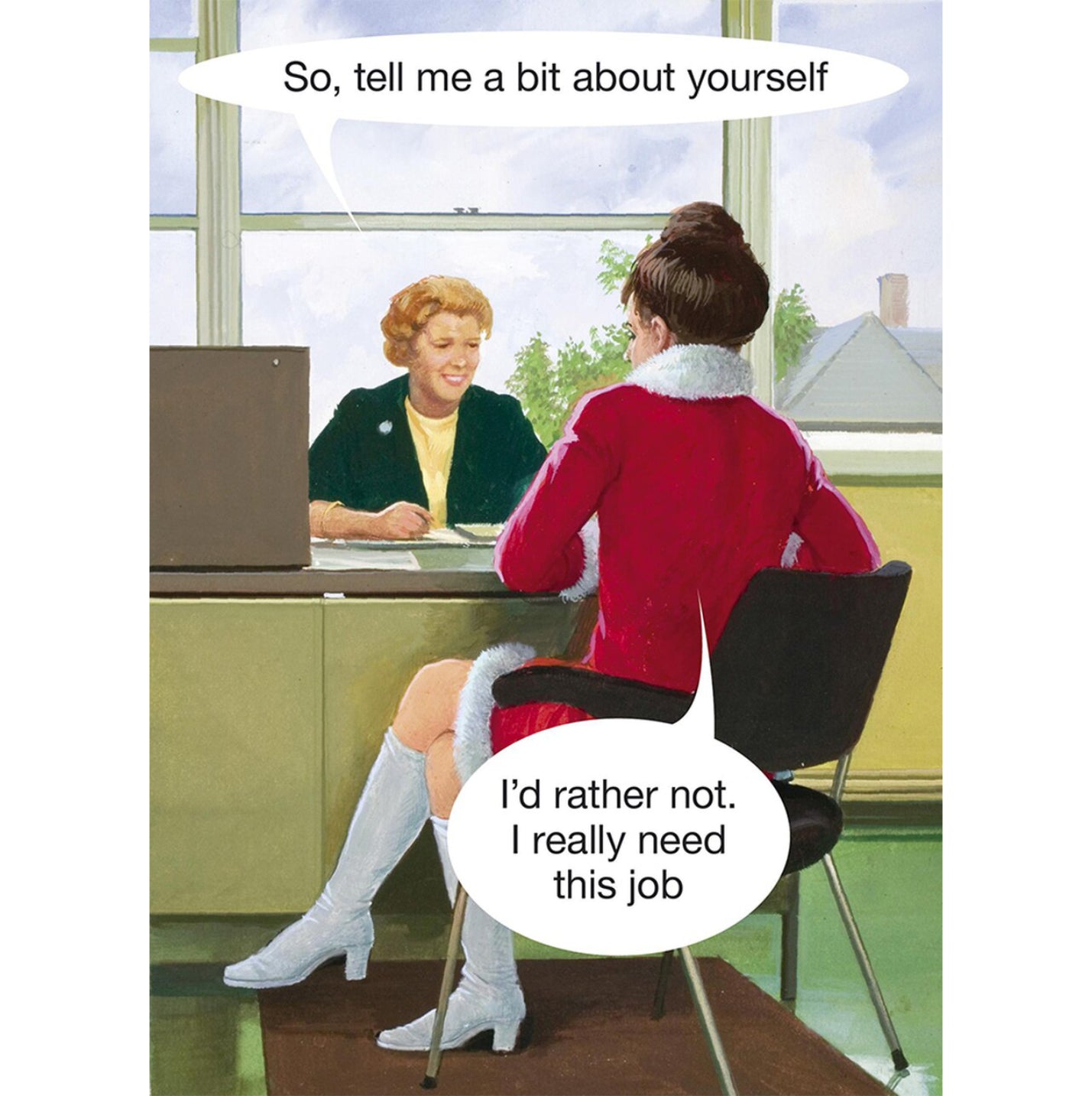Ladybird Books Card – Need This Job