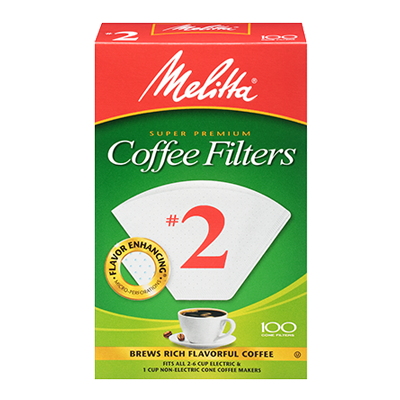 Melitta #2 Coffee Filters – 100 Count