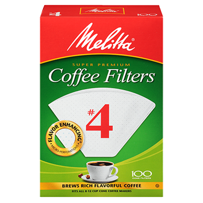 Melitta #4 Coffee Filters – 100 Count