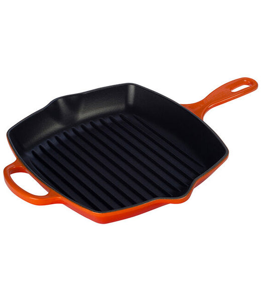 Le Creuset Signature Deep Round Grill in Flame