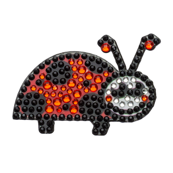StickerBeans Ladybug Sparkle Sticker – 2"
