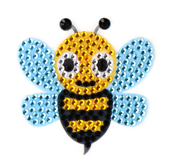 StickerBeans Buzzy Bee Sparkle Sticker – 2"