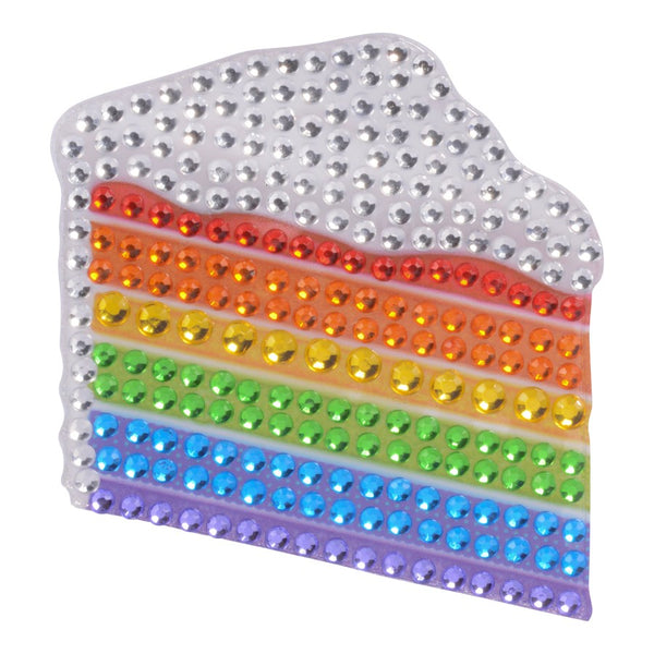 StickerBeans Rainbow Cake Sparkle Sticker – 2"