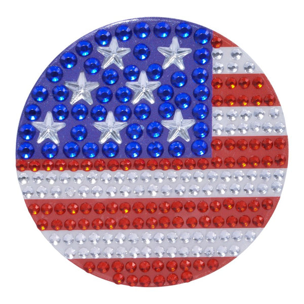 StickerBeans USA Sparkle Sticker – 2"