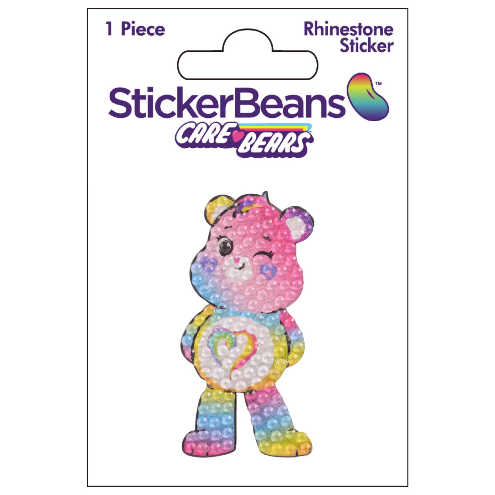 StickerBeans Togetherness Bear Sparkle Sticker – 2"