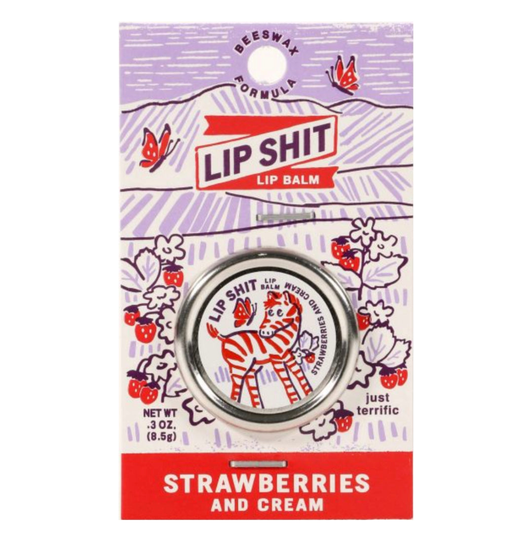 Lip Shit Lip Balm - Strawberries And Cream