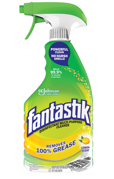 Fantastik Disinfectant Multi-Purpose Cleaner – Lemon Scent – 32oz