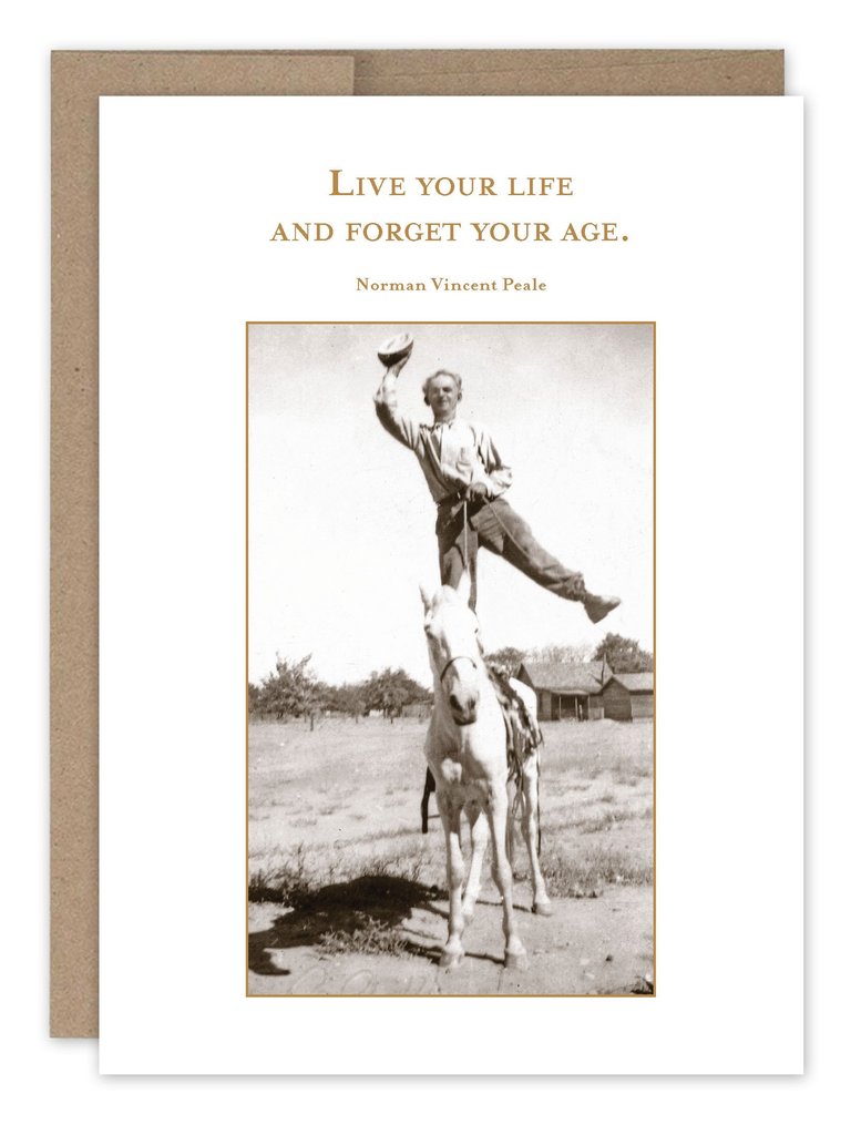 Shannon Martin Birthday Card – Live Your Life