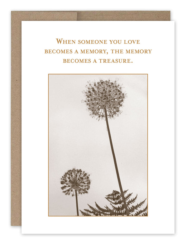 Shannon Martin Sympathy Card – A Memory, A Treasure