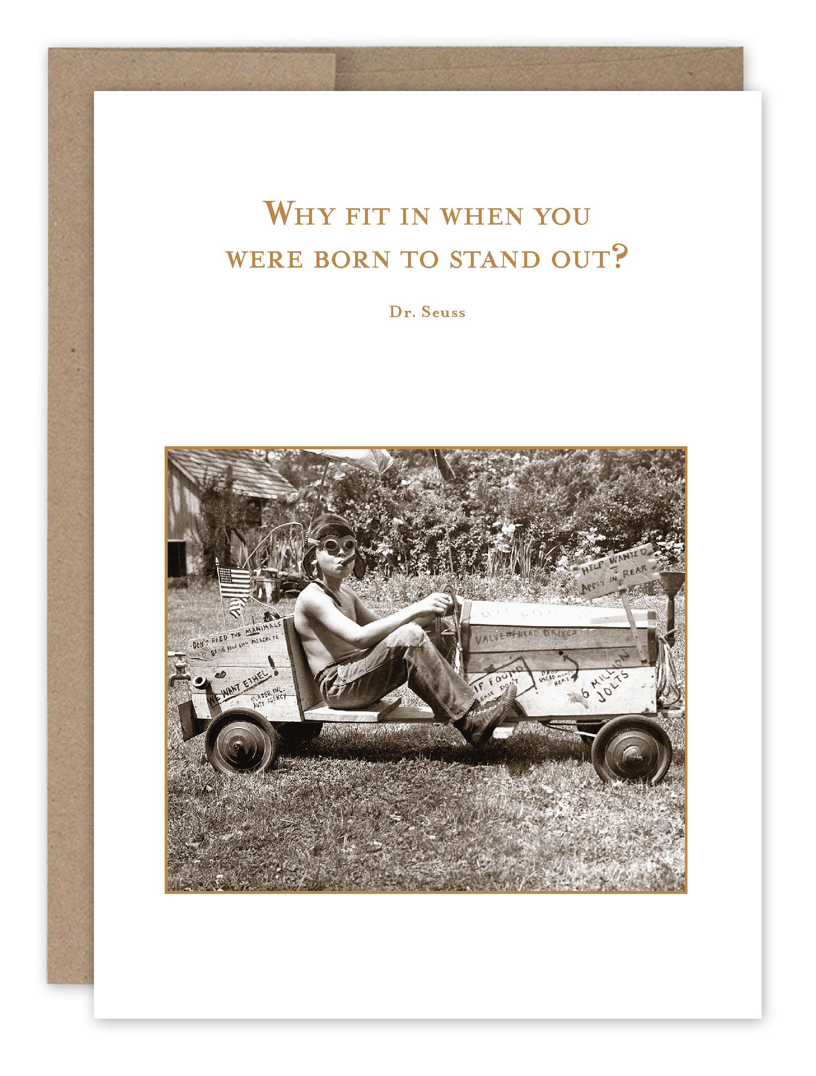 Shannon Martin Birthday Card – Born To Stand Out