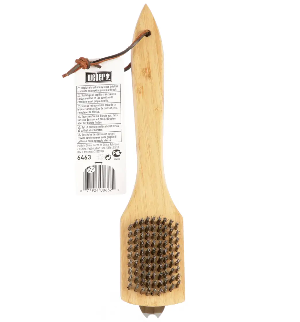 Weber Bamboo Grill Brush – 12"