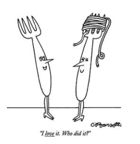 New Yorker Cartoon Mug - Pasta