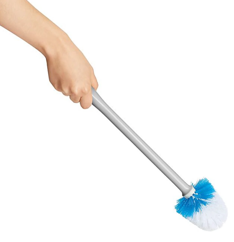 OXO Toilet Brush with Rim Cleaner and Canister