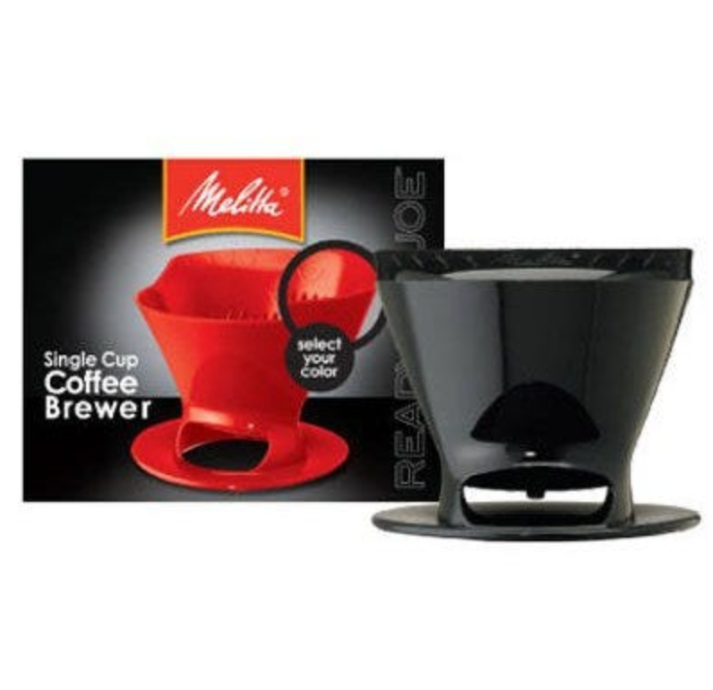 Melitta Pour-Over-Coffee Filter Cone Basket – Black