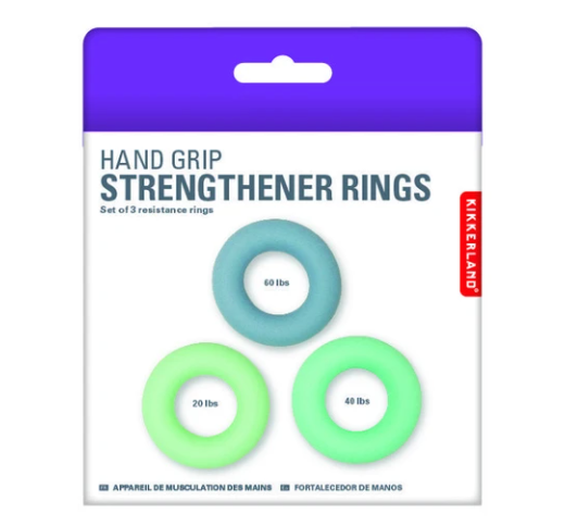 Kikkerland Hand Strengtheners – Pack of 3